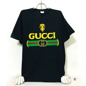 Black bootleg Gucci T-shirt